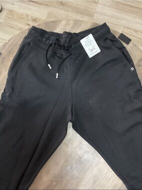 Tommy John Black Elastic Waist Sweatpants